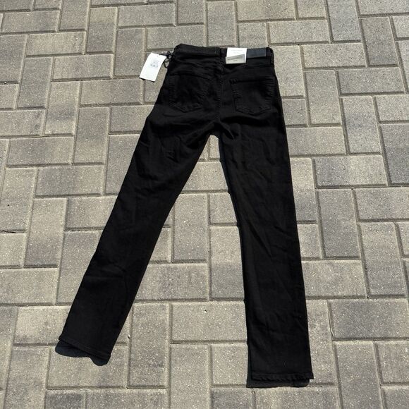CITIZENS OF HUMANITY SKYLA MID RISE CIGARETTE LEG JEANS PLUSH BLACK NWT $198 24 - Picture 10 of 15